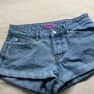 Edikted Blue Jean Shorts